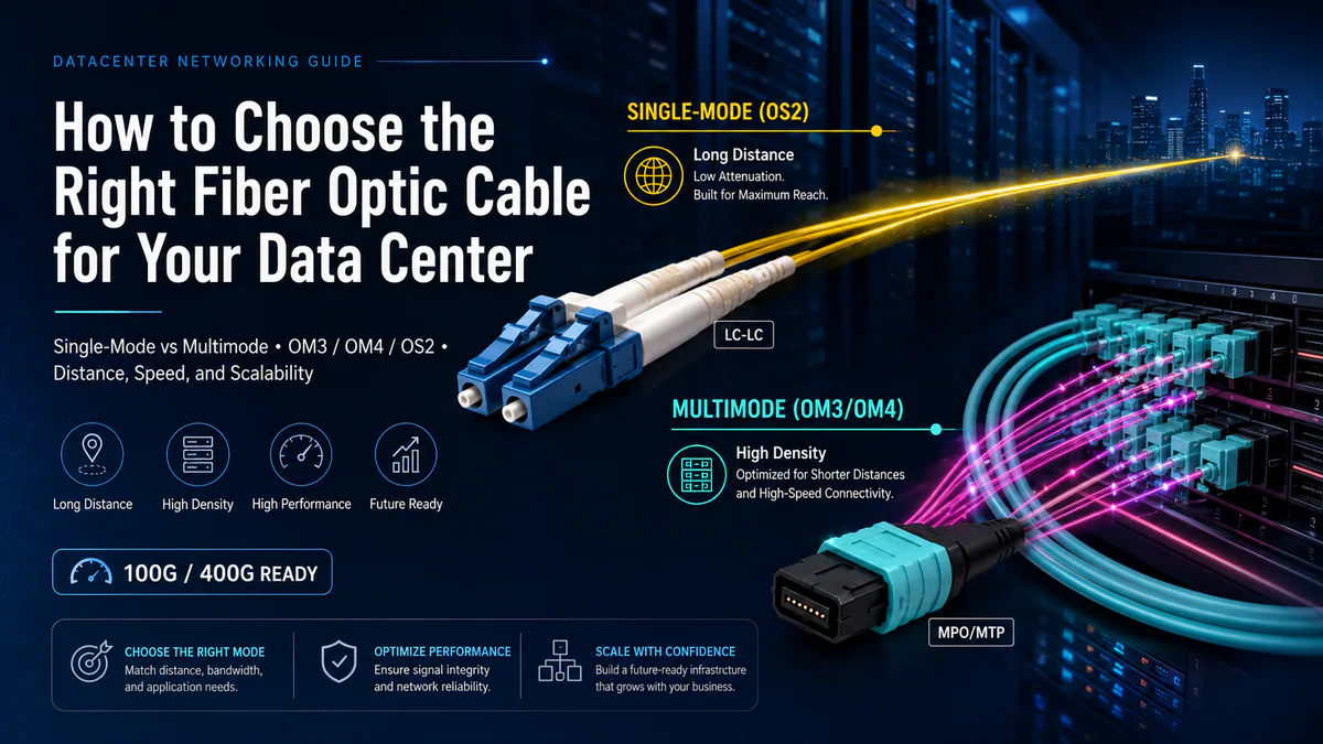 How to Choose the Right Fiber Optic Cable for Your Data Center