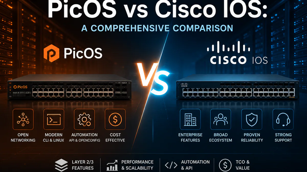 PicOS vs Cisco IOS: A Comprehensive Comparison
