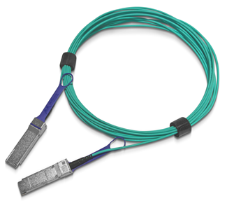 NVIDIA MFA1A00-C020 — 20 m 100GbE QSFP28 active optical cable - 第 1 张图片