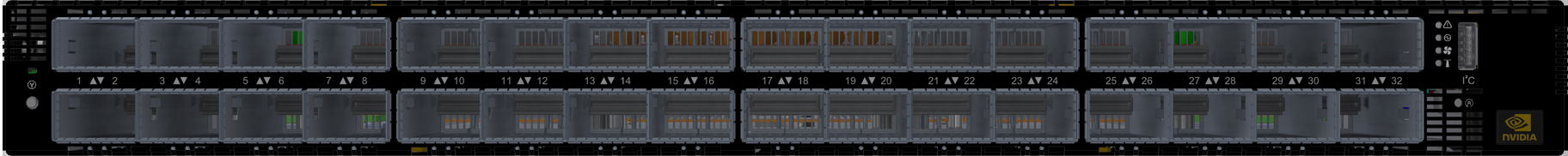 NVIDIA QM9790 NDR InfiniBand switch (MQM9790-NS2R) - 第 1 张图片