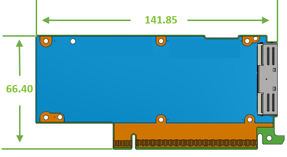 NVIDIA C8180X PCIe auxiliary kit (930-9XAX6-0025-000) - 第 1 张图片