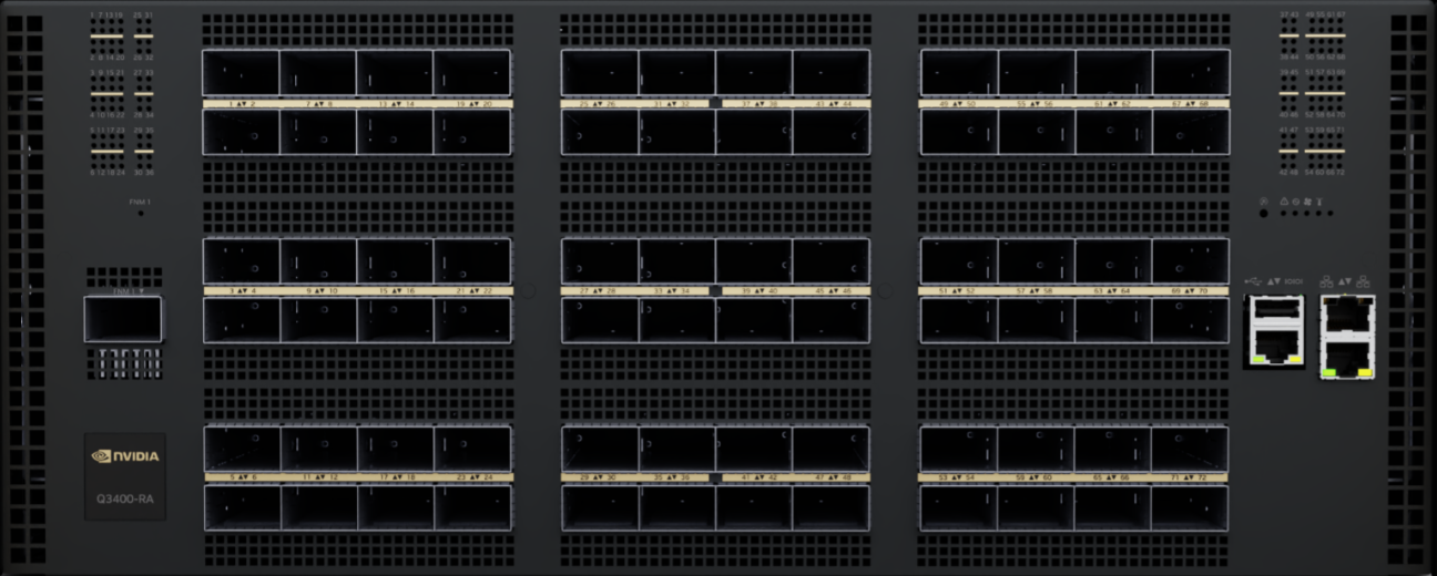 NVIDIA Q3400-RA XDR InfiniBand switch (Q3400-RA) - 第 1 张图片