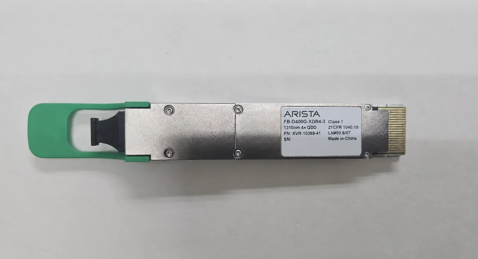 Arista FB-D400G-XDR4-3 400G QSFP-DD XDR4 Optical Transceiver (New) - 第 1 张图片