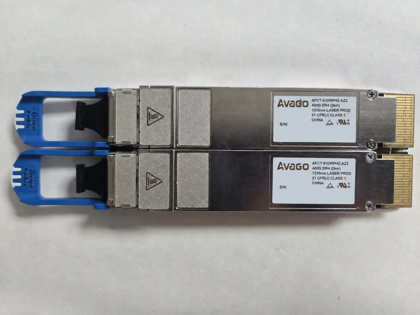 Avago AFCT-91DRPHZ-AZ2 400G QSFP-DD DR4 Optical Transceiver (Used) - 第 1 张图片