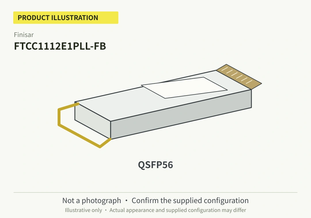 Finisar FTCC1112E1PLL-FB 200G QSFP56 FR4 Optical Transceiver (New) - 第 1 张图片