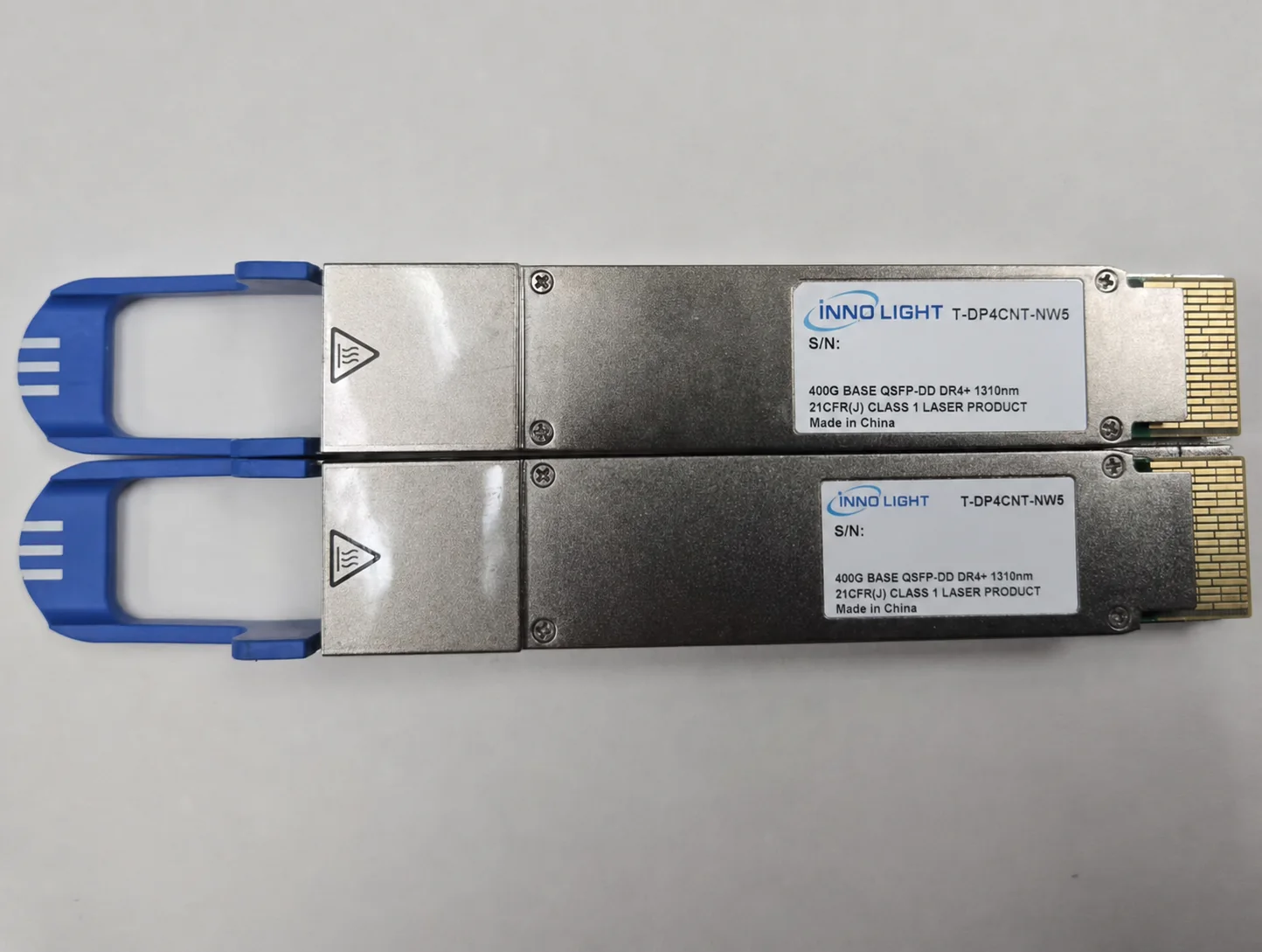 Innolight T-DP4CNT-NW5 400G QSFP-DD DR4+ Optical Transceiver (Used) - 第 1 张图片