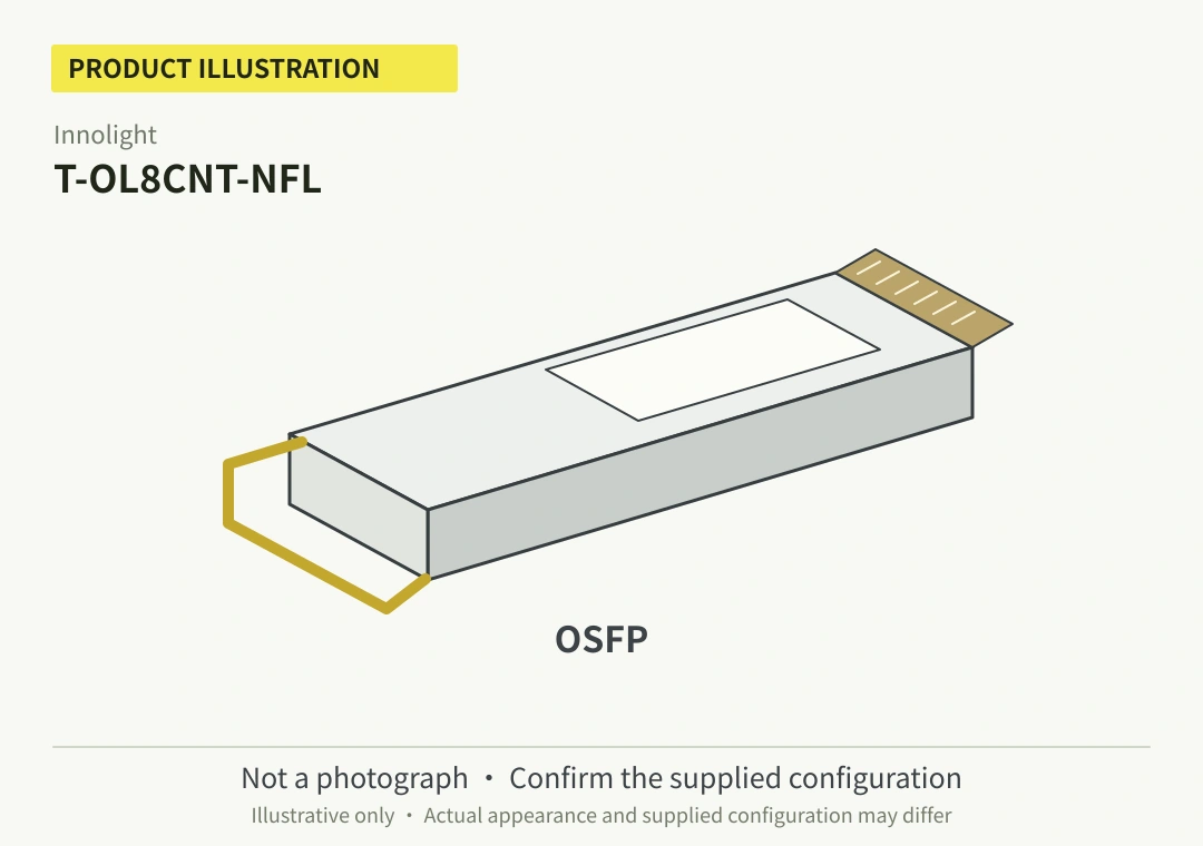 Innolight T-OL8CNT-NFL 800G OSFP 2xFR4 Optical Transceiver (Used) - 第 1 张图片