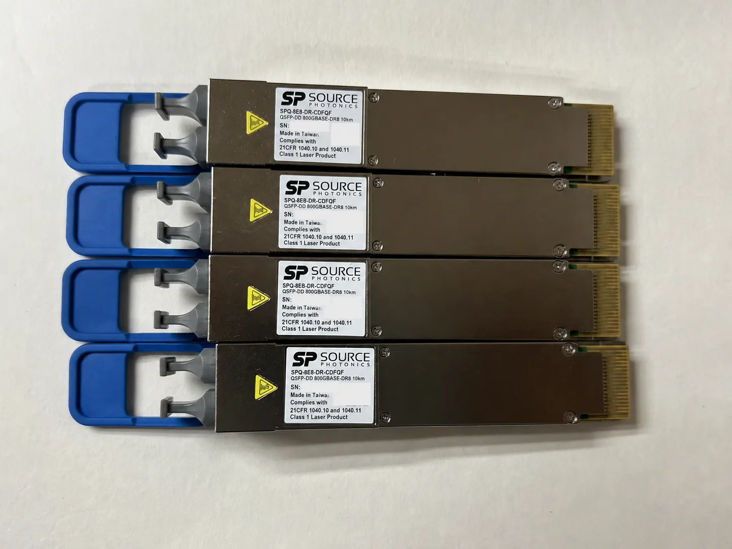 Source Photonics SPQ-8E8-DR-CDFQF 800G QSFP-DD DR8 Optical Transceiver (New) - 第 1 张图片
