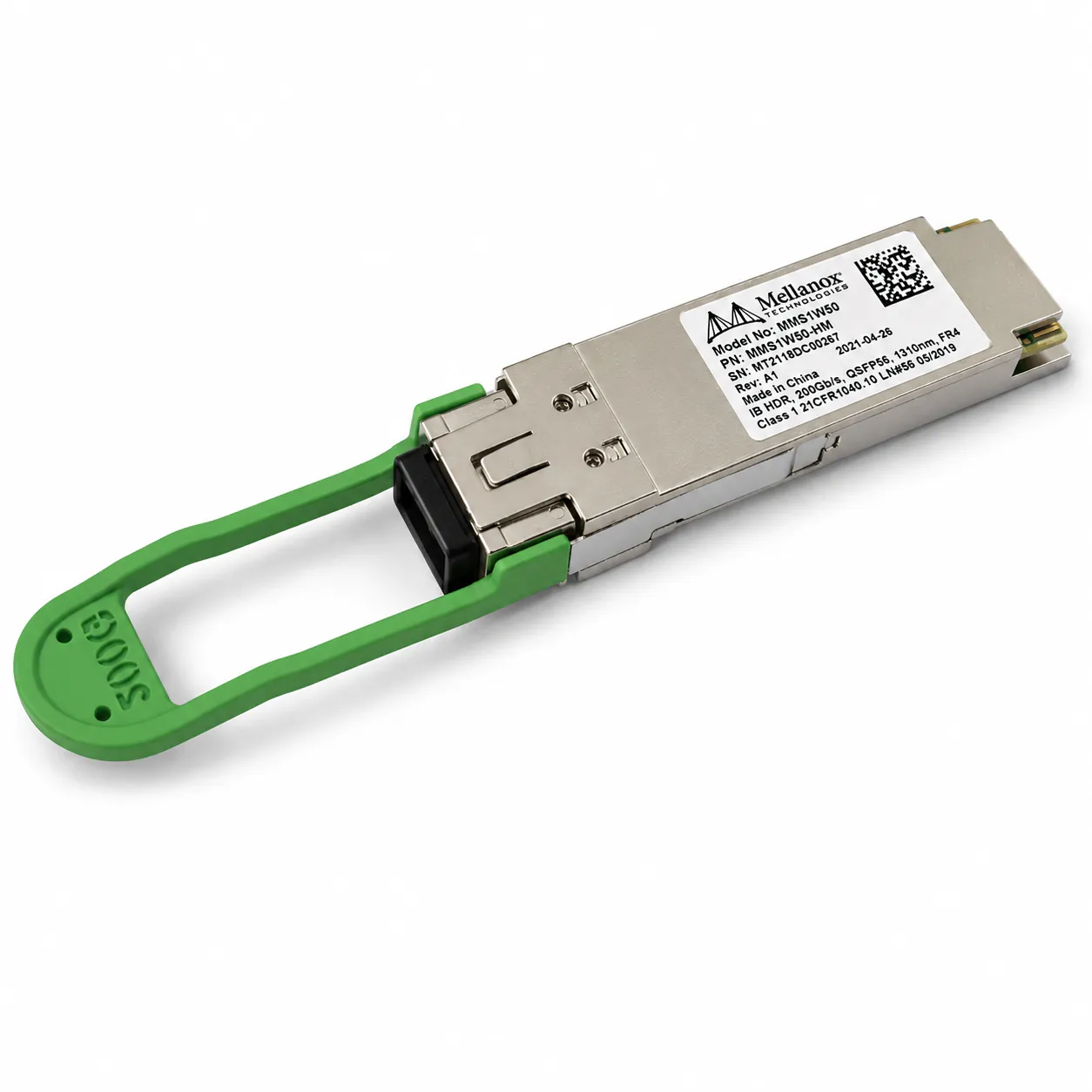 Mellanox MMS1W50-HM 200G QSFP56 FR4 / HDR Optical Transceiver (Used) 缩略图 2
