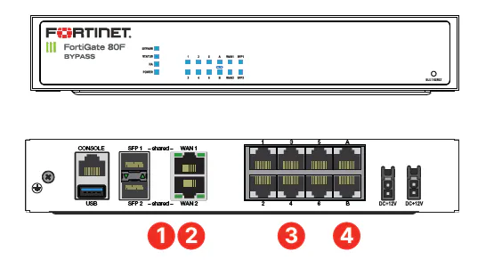 Fortinet FortiGate 80F（仅硬件） 缩略图 2
