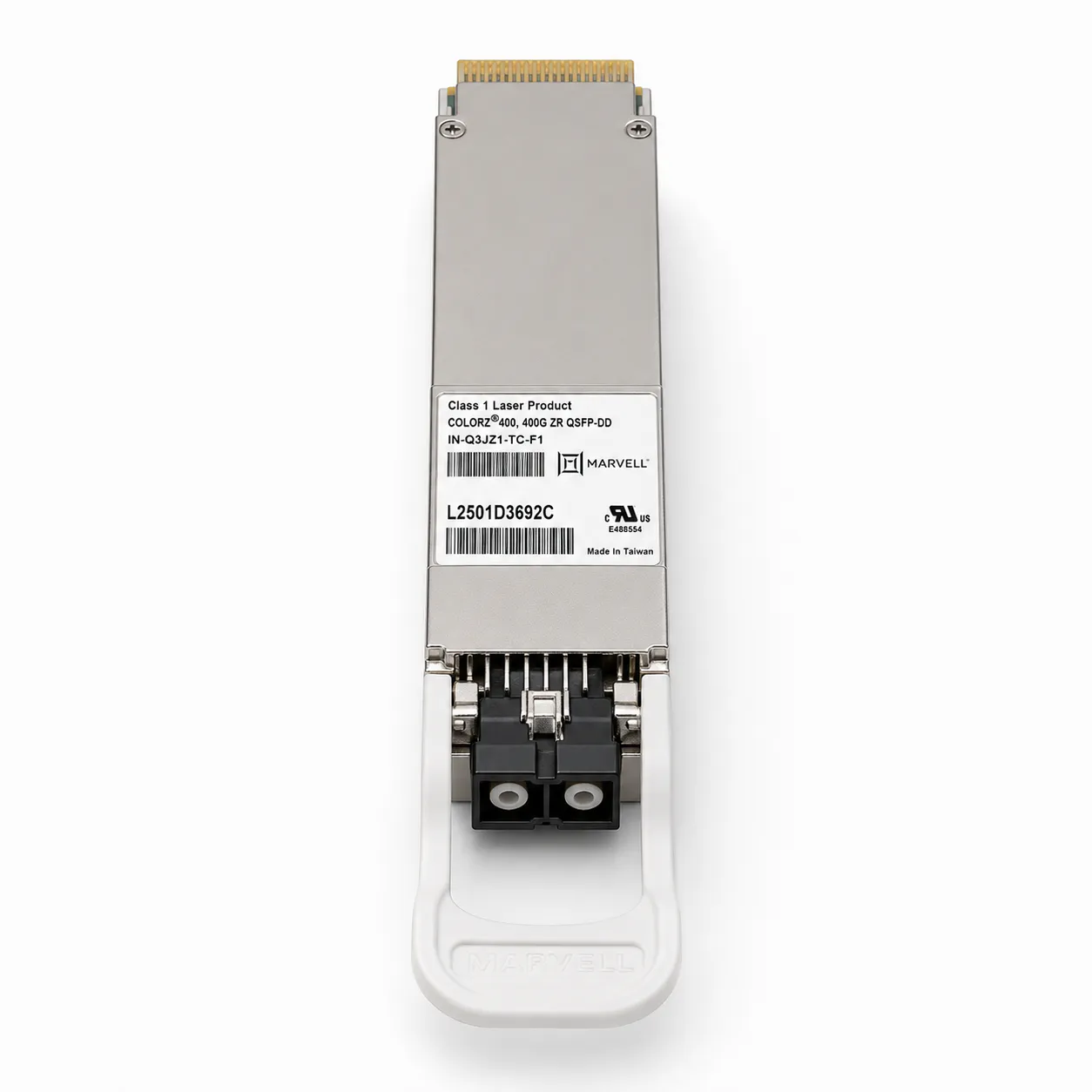 Marvell IN-Q3JZ1-TC-F1 400G QSFP-DD ZR Optical Transceiver (New) 缩略图 3