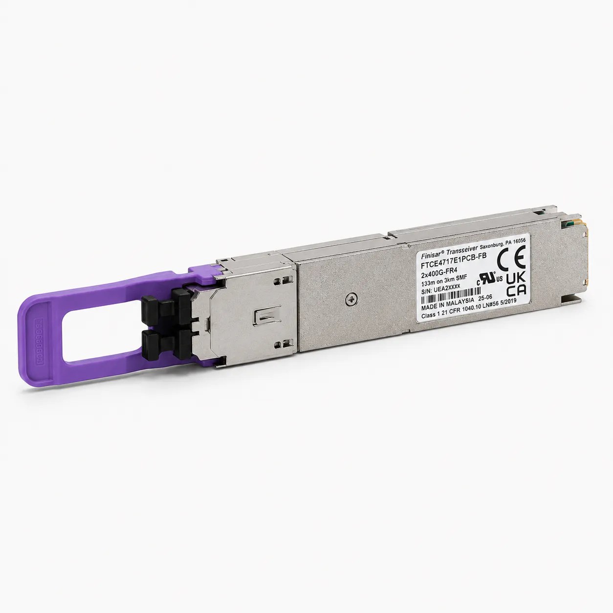 Finisar FTCE4717E1PCB-FB 800G OSFP 2xFR4 Optical Transceiver (Used) - 第 1 张图片