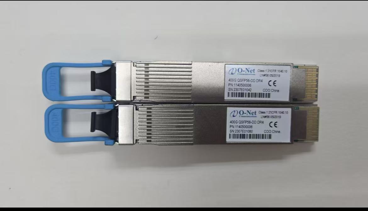 O-Net 1140500006 400G QSFP56-DD DR4 Optical Transceiver (Used) - 第 1 张图片