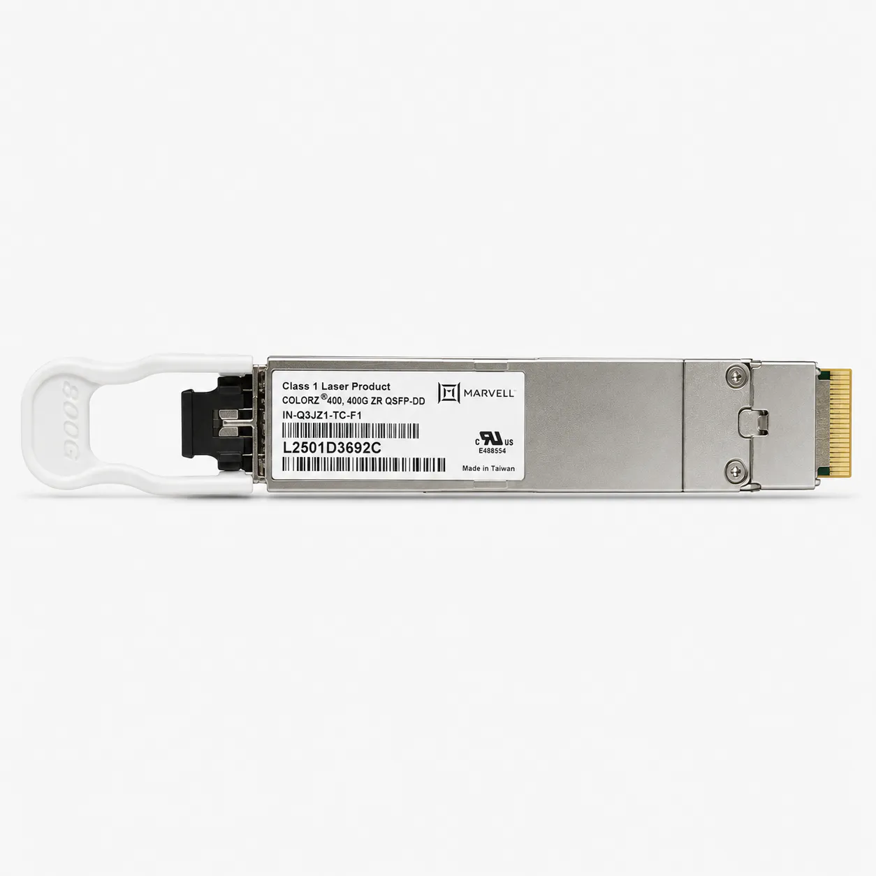 Marvell IN-Q3JZ1-TC-F1 400G QSFP-DD ZR Optical Transceiver (New) 缩略图 2