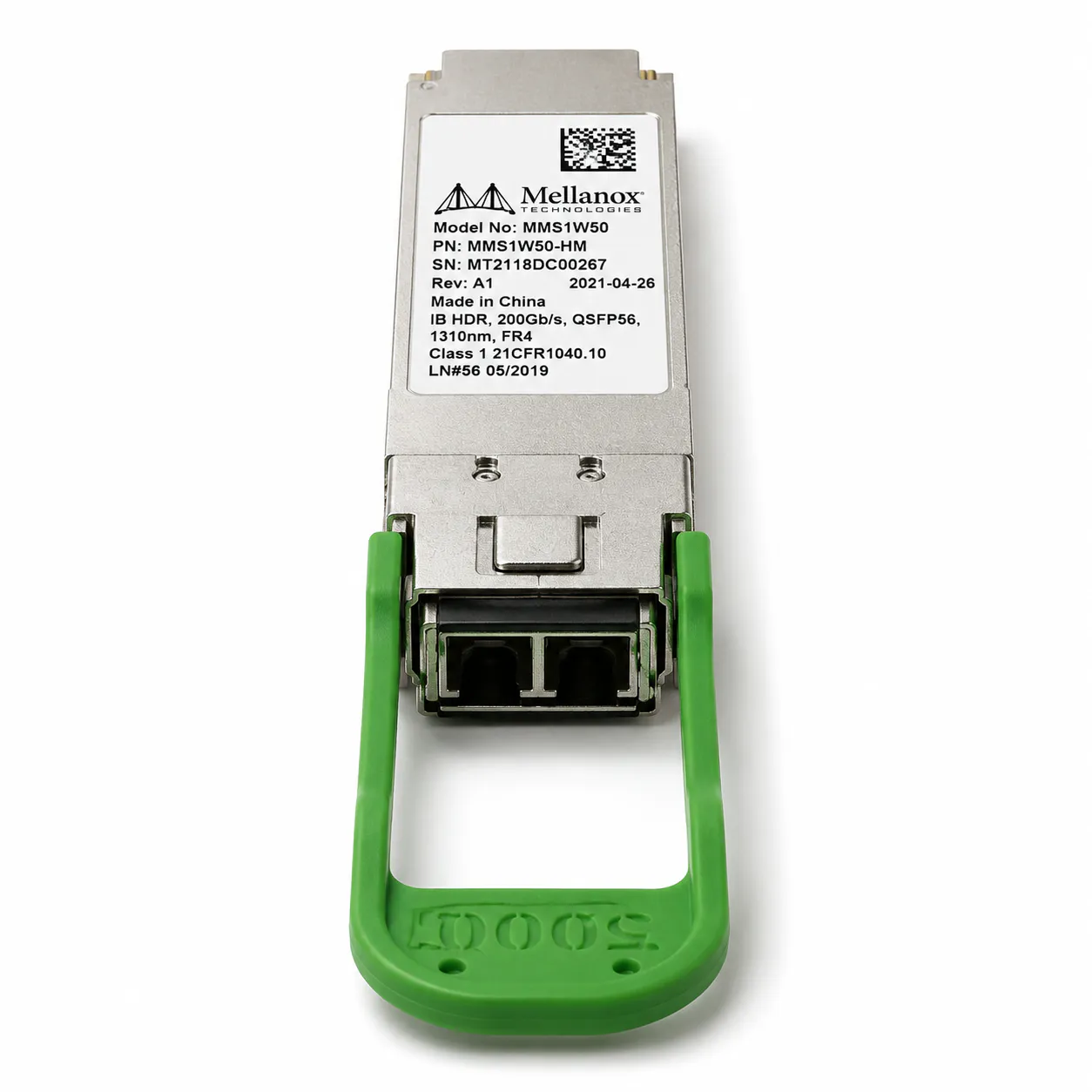 Mellanox MMS1W50-HM 200G QSFP56 FR4 / HDR Optical Transceiver (Used) 缩略图 3