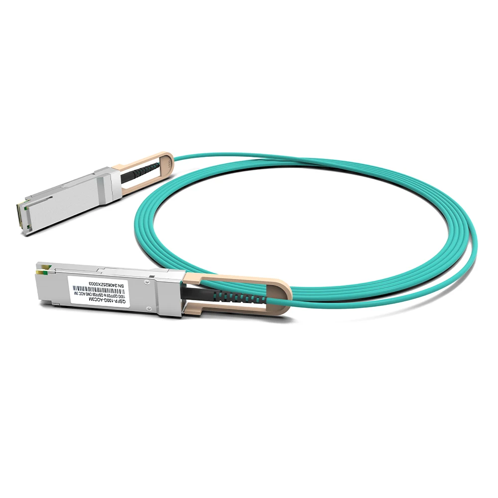 100G AOC Cable, QSFP28 to QSFP28, 3 m