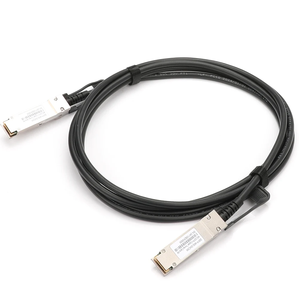 40G DAC Cable, QSFP+ to QSFP+, 3 m
