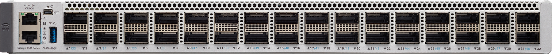 Cisco C9500-32QC-A 32-Port 40G / Configurable 100G Core Switch - 第 1 张图片