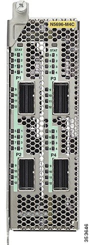 Cisco N5696-M4C 4-Port 100G CXP Line Card - 第 1 张图片
